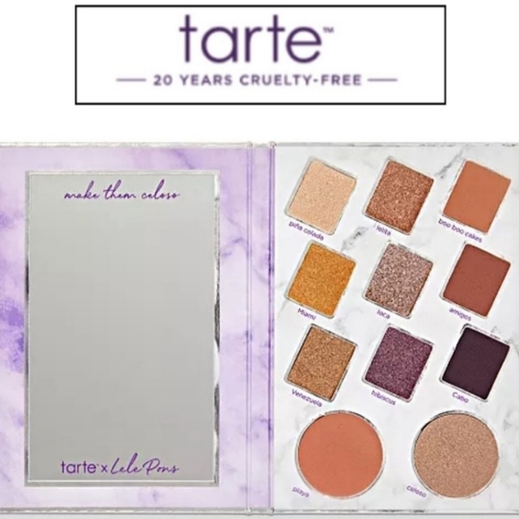 tarte Other - TARTE LeLe Pons X tarte Eye & Cheek Palette (Eyeshadow/Blush/Highlighter) NIB